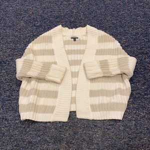 Express White Gray Shrug Sweater Top sz. XS